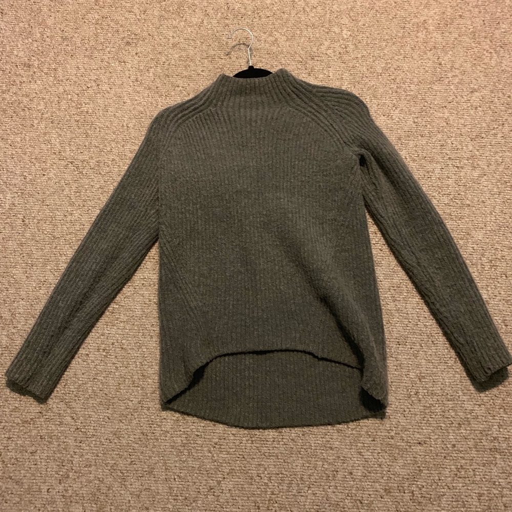 Madewell mock-neck ribbed sweater
